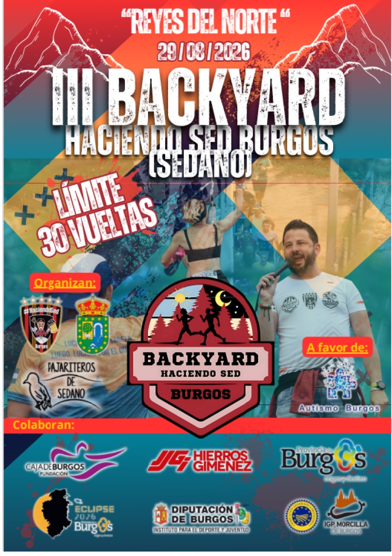 III BACKYARD HACIENDO SED BURGOS 2026 - Inscríbete