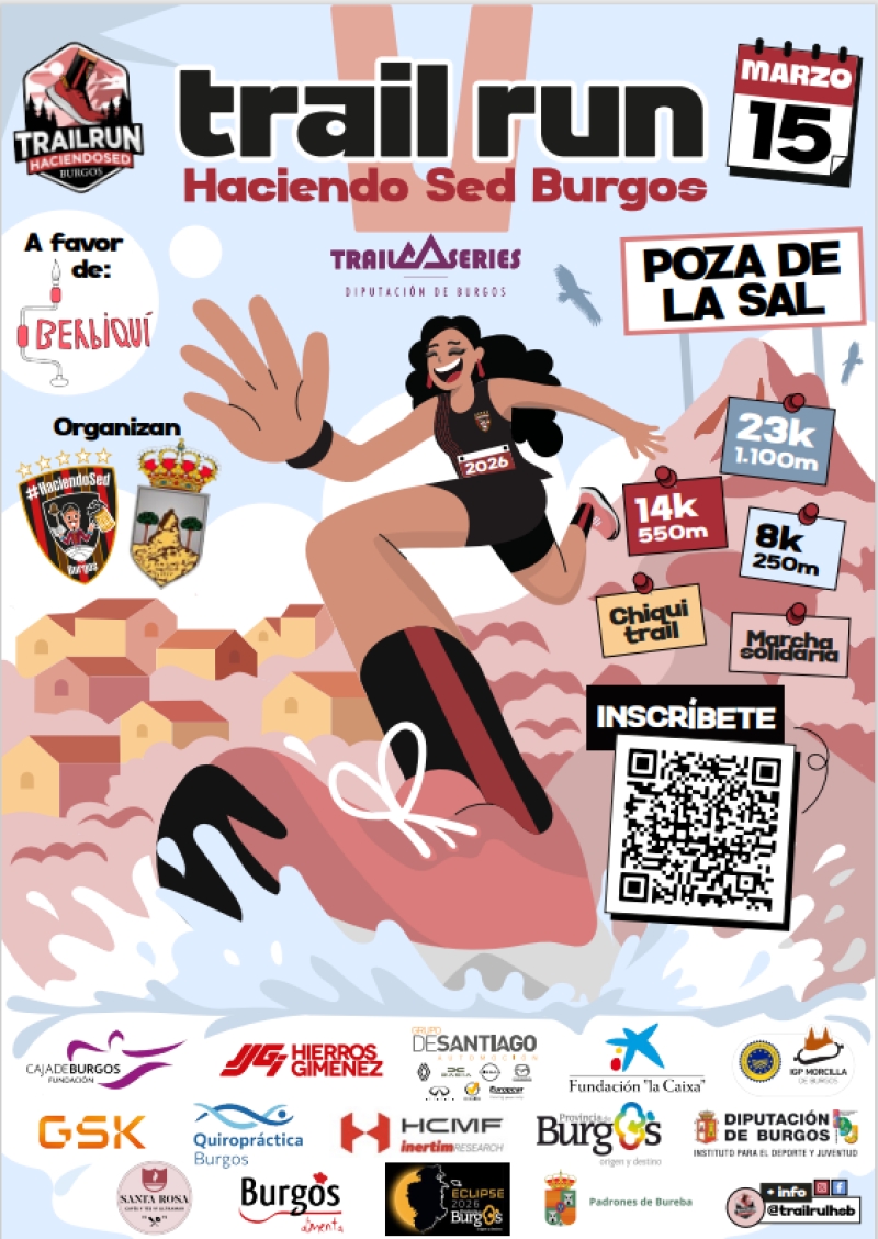 V TRAIL RUN HACIENDO SED BURGOS - Inscríbete