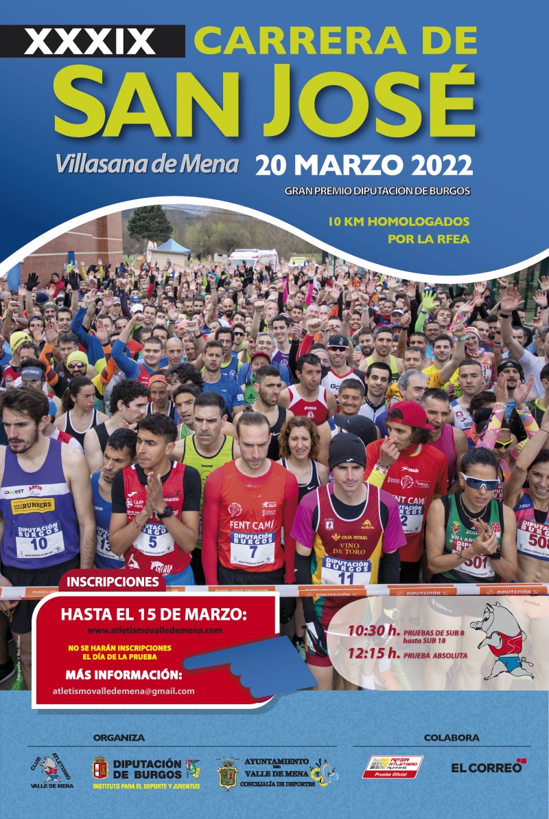 XXXIX CARRERA DE SAN JOSÉ  - Inscríbete