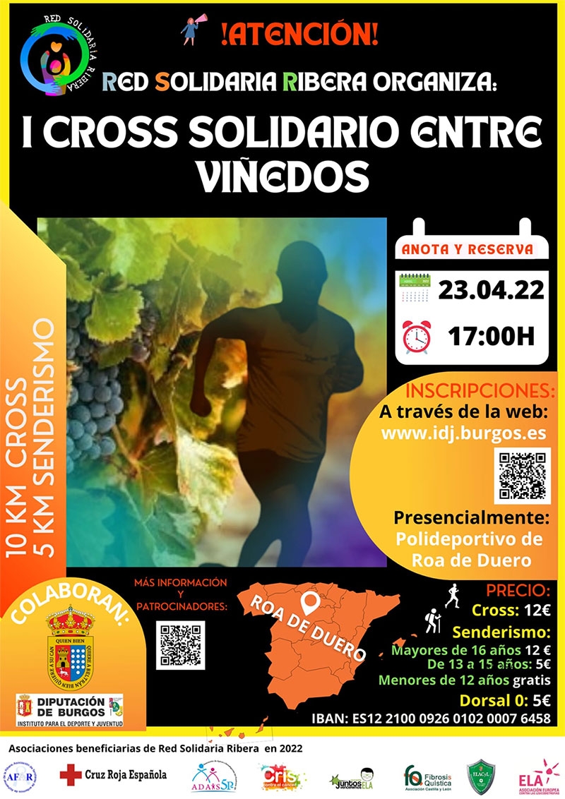 I CROSS SOLIDARIO ENTRE VIÑEDOS - Inscríbete