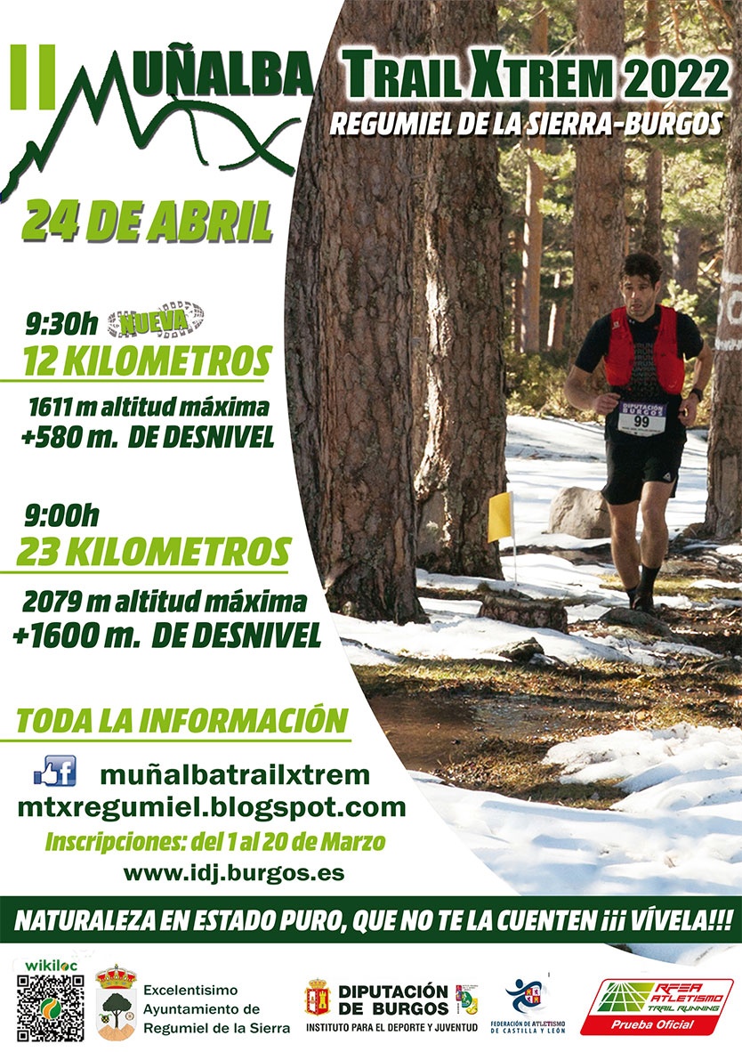 MUÑALBA TRAIL XTREM 2022 - Inscríbete