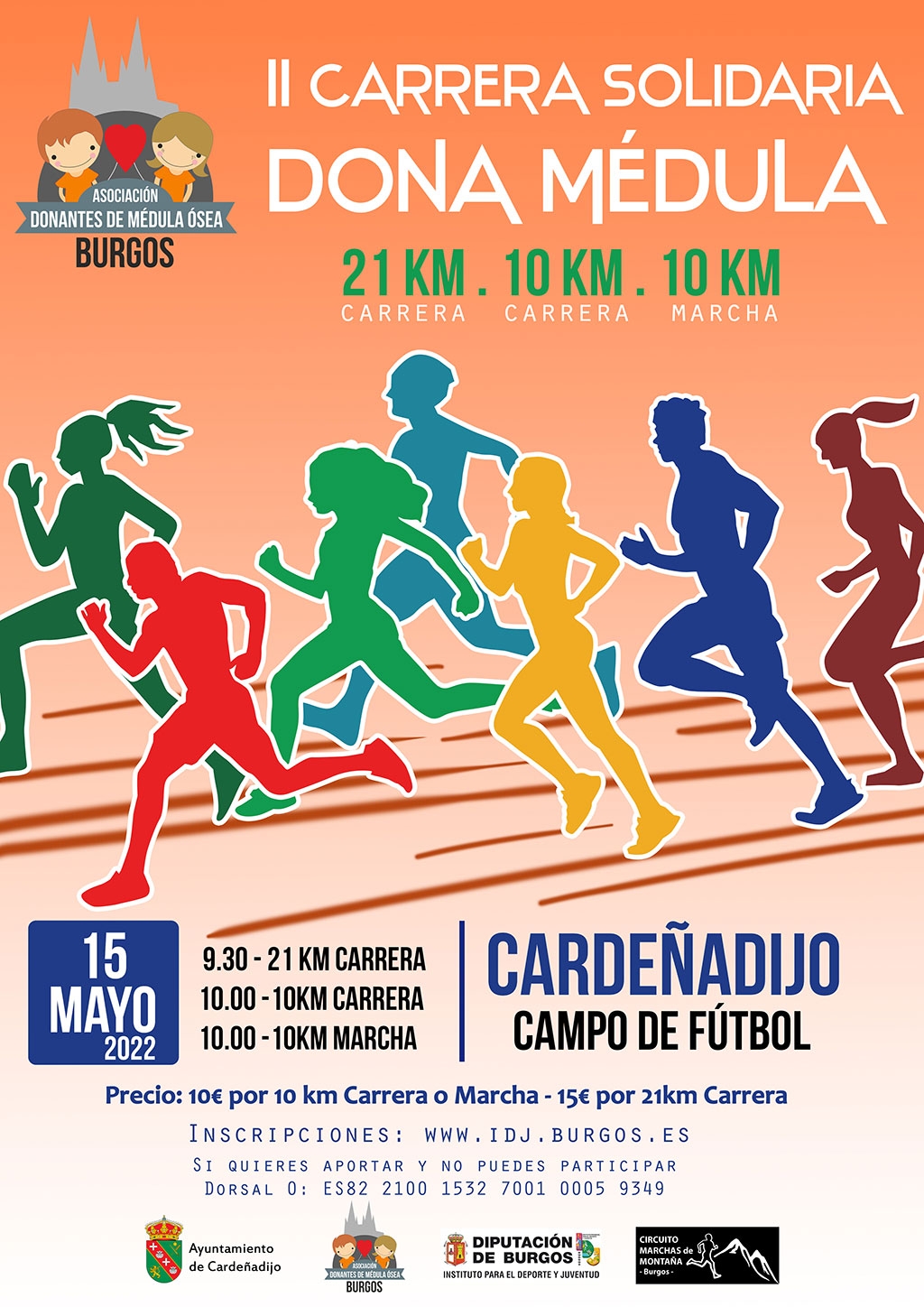 II CARRERA SOLIDARIA DONA MÉDULA CARDEÑADIJO - Inscríbete