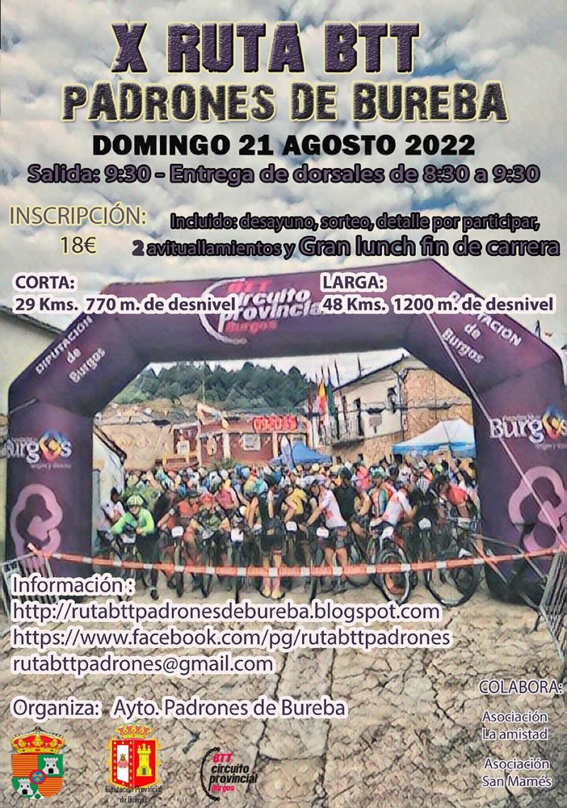 X RUTA BTT PADRONES DE BUREBA - Register