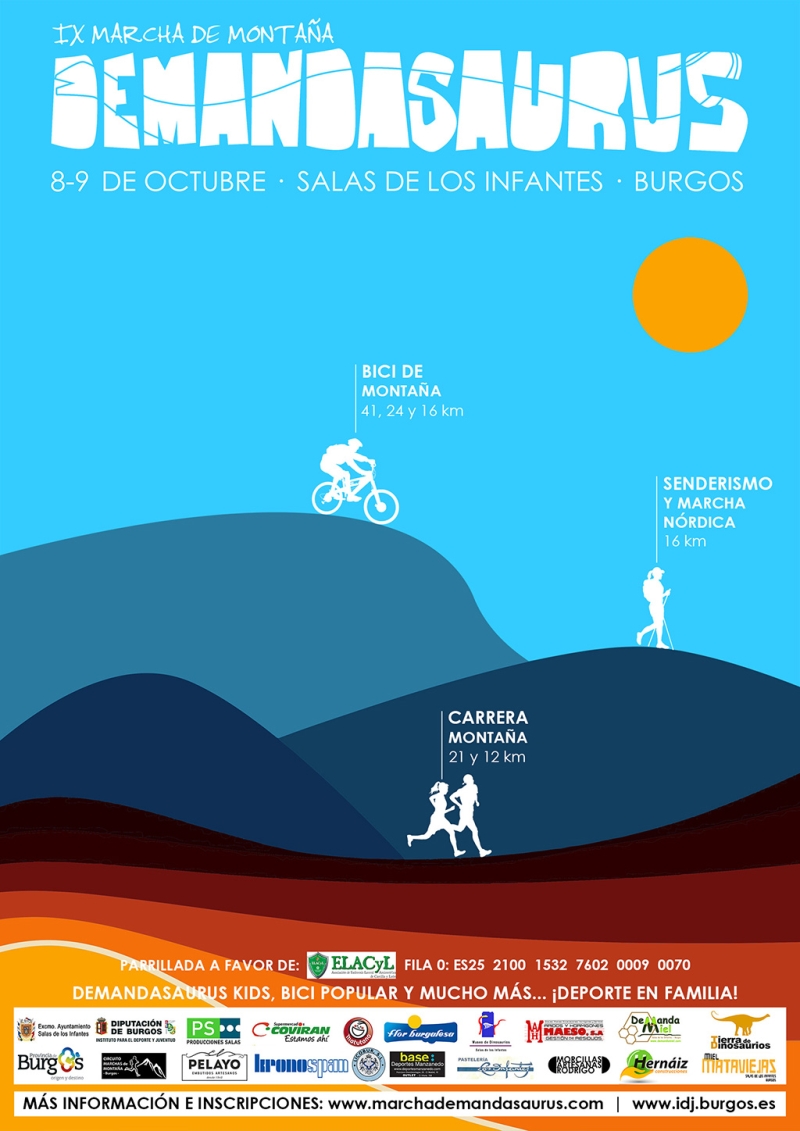 IX MARCHA DE MONTAÑA DEMANDASAURUS 2022 - Inscríbete