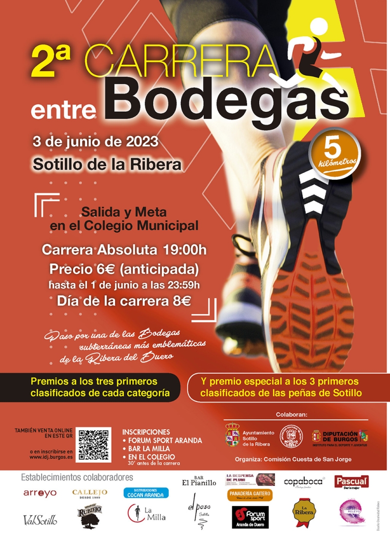 II CARRERA ENTRE BODEGAS - Inscríbete