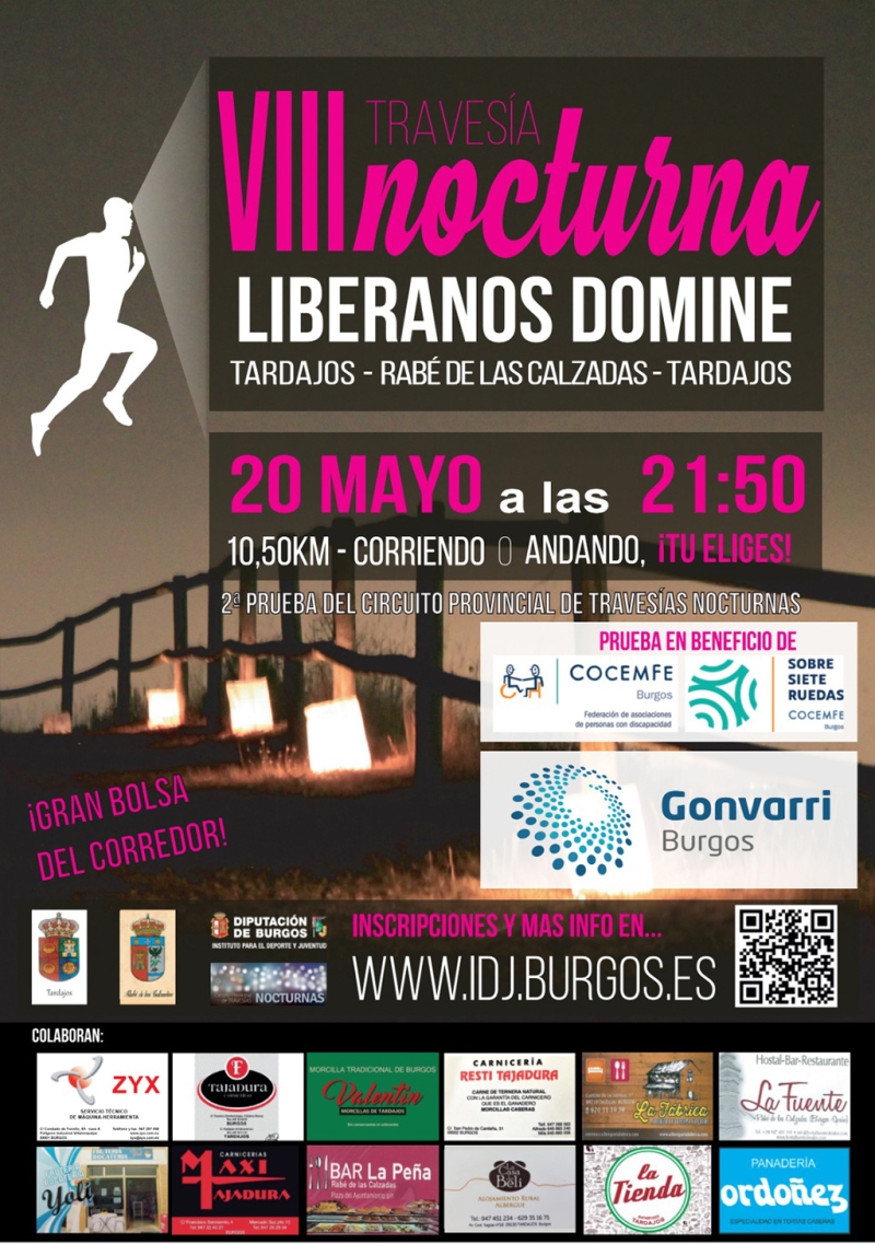 8ª TRAVESÍA NOCTURNA LIBÉRANOS DÓMINE - Inscríbete