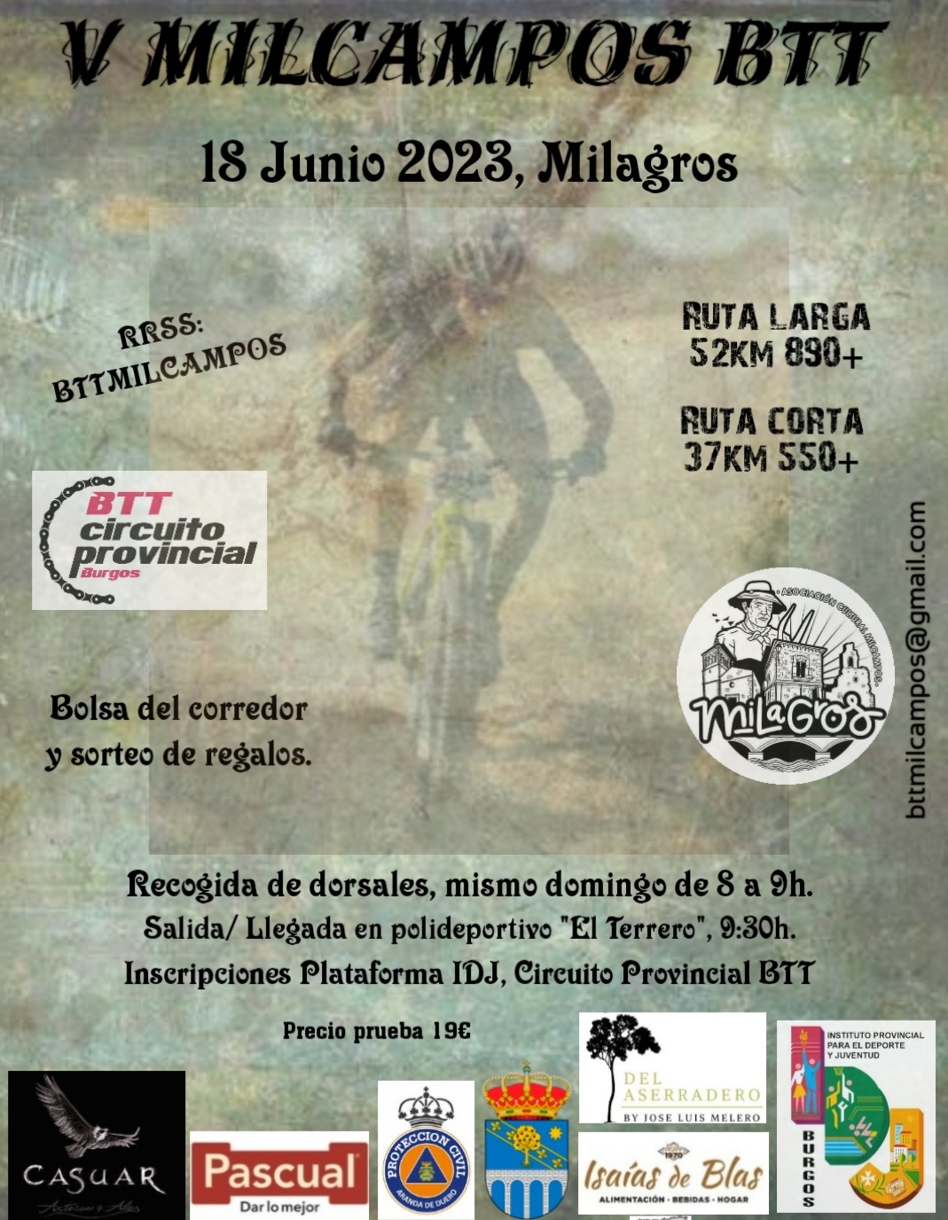 V MILCAMPOS BTT - Inscríbete