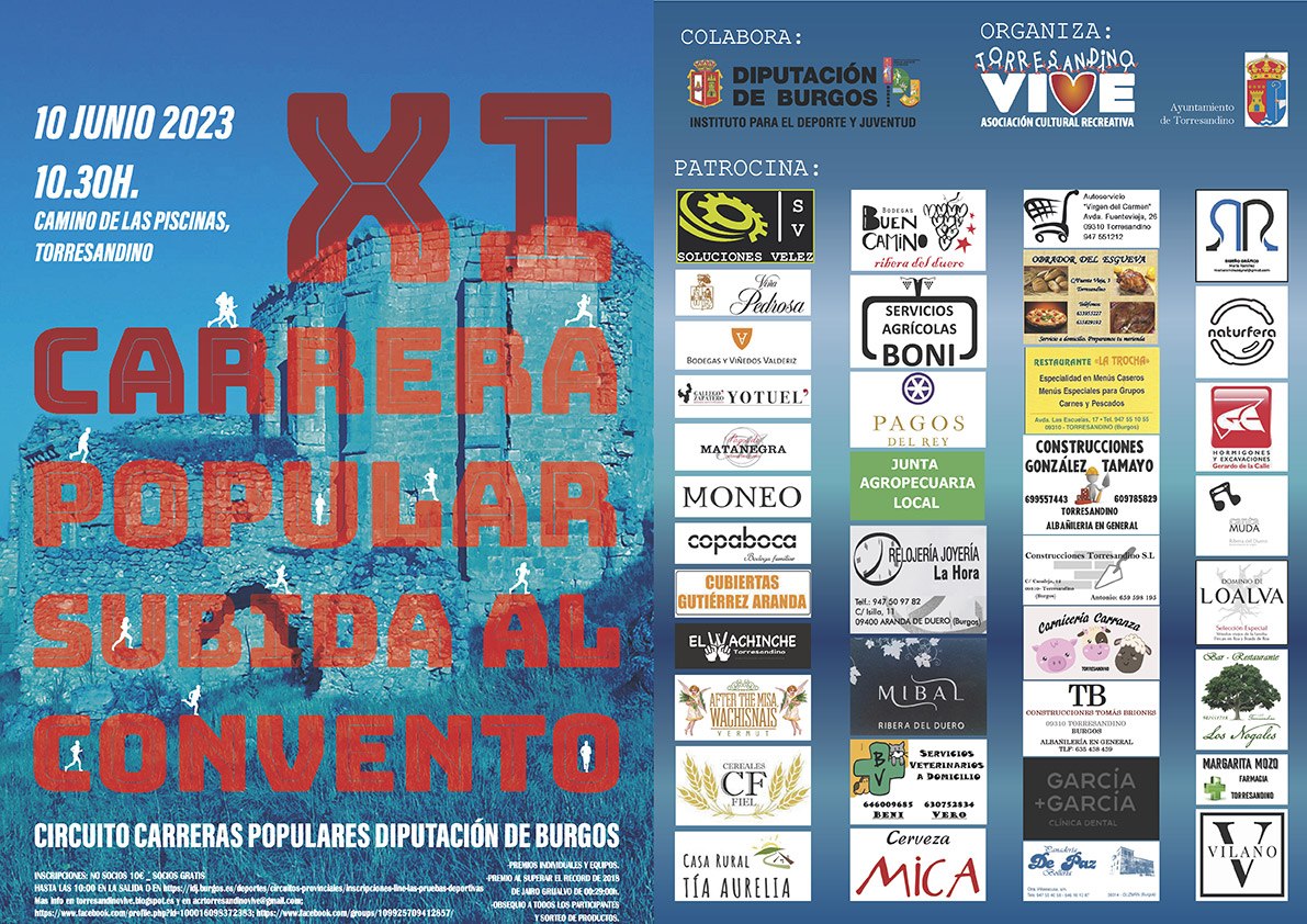 XI CARRERA POPULAR SUBIDA AL CONVENTO - Inscríbete