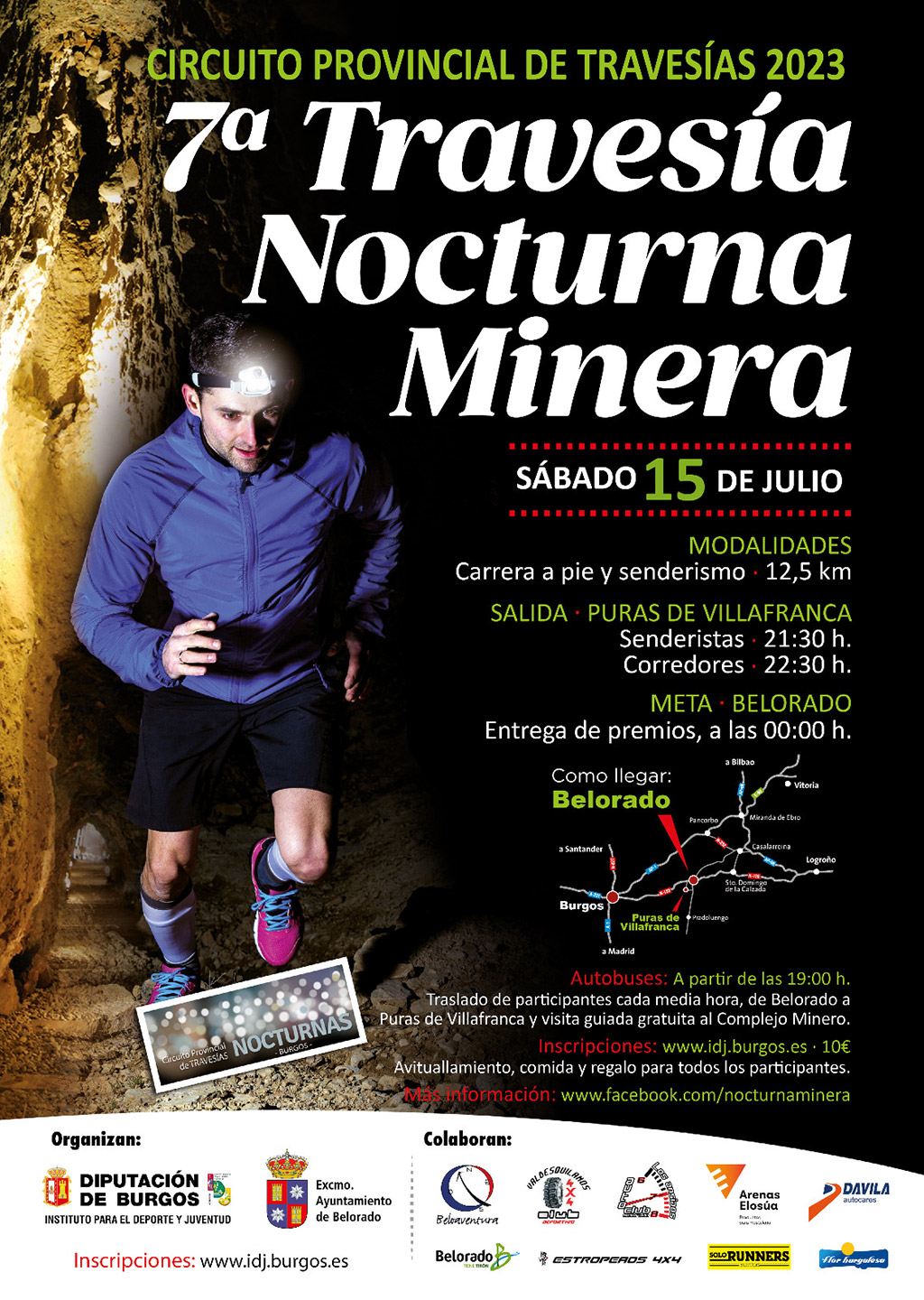 NOCTURNA MINERA 2023 - Inscríbete