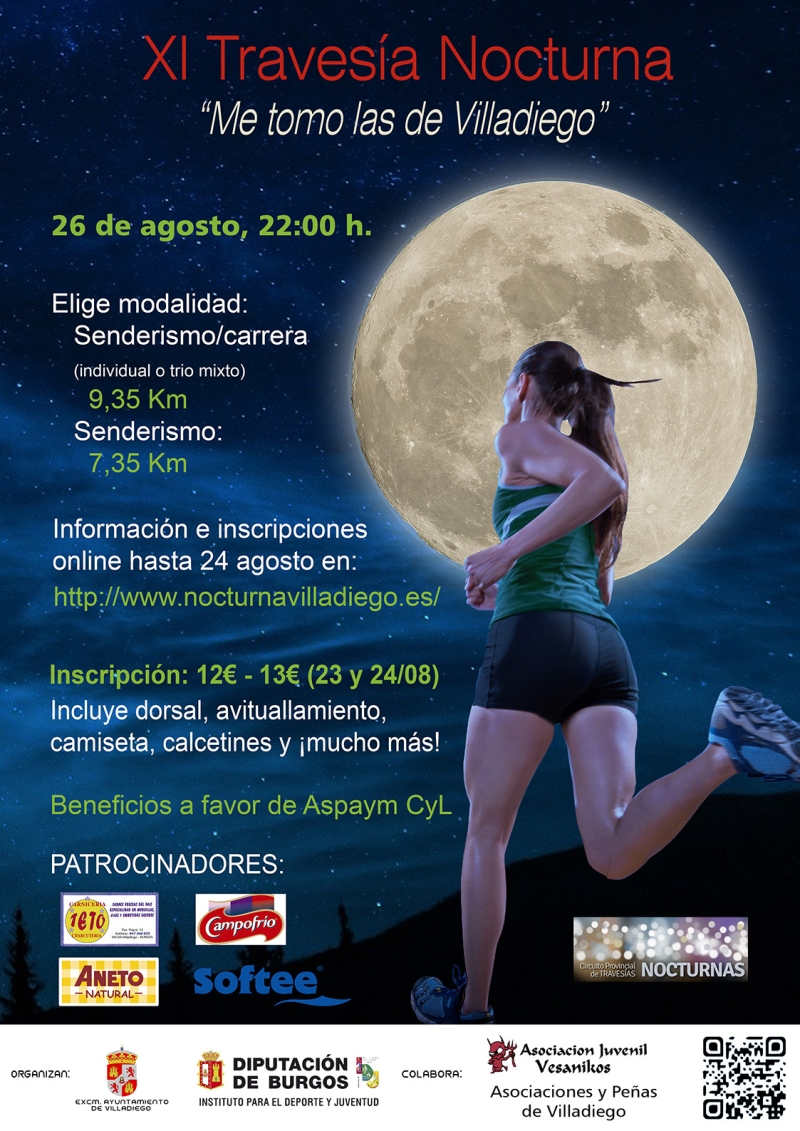 XI TRAVESÍA NOCTURNA ME TOMO LAS DE VILLADIEGO - Inscríbete