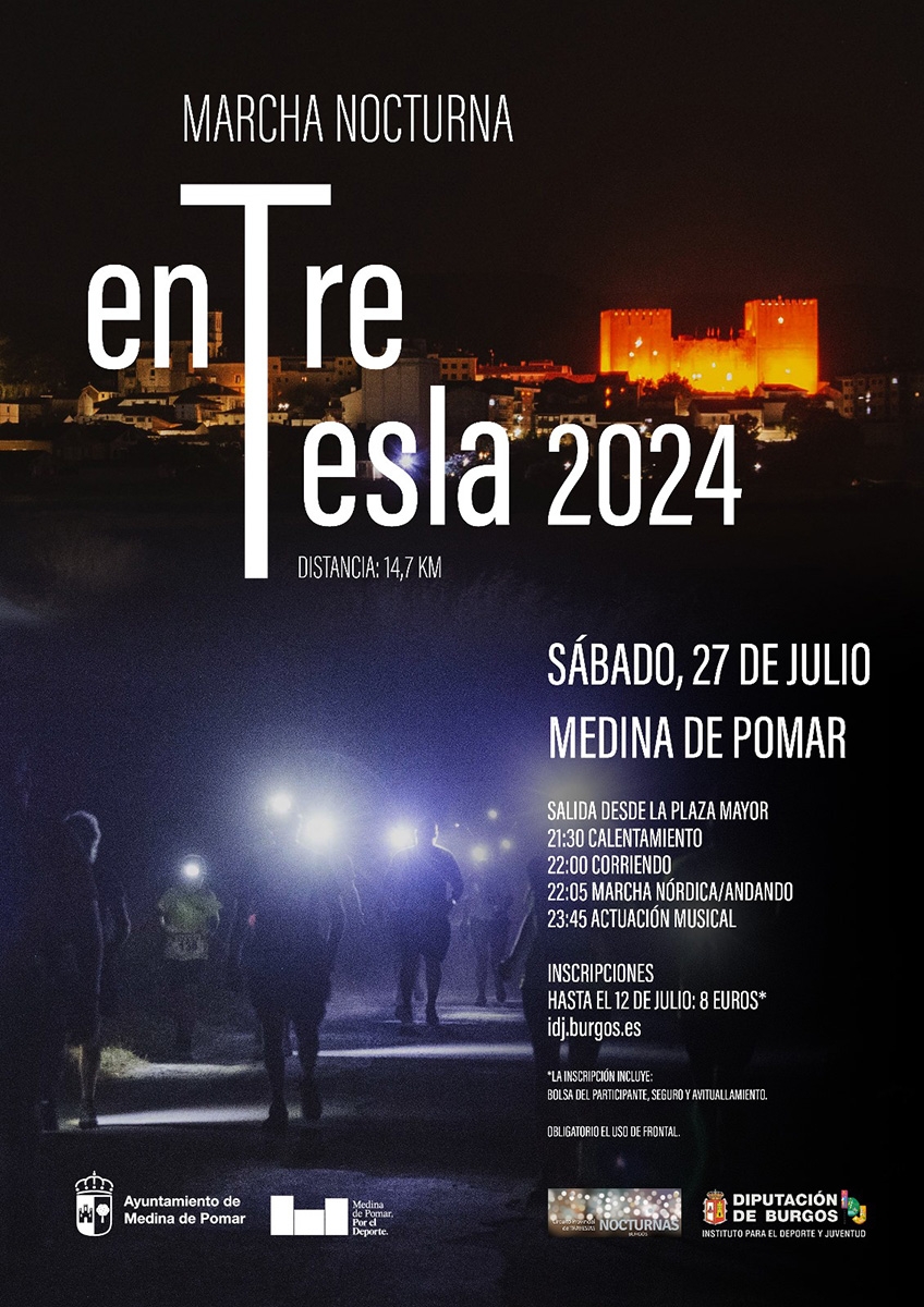 MARCHA NOCTURNA ENTRETESLA 2024 - Inscríbete