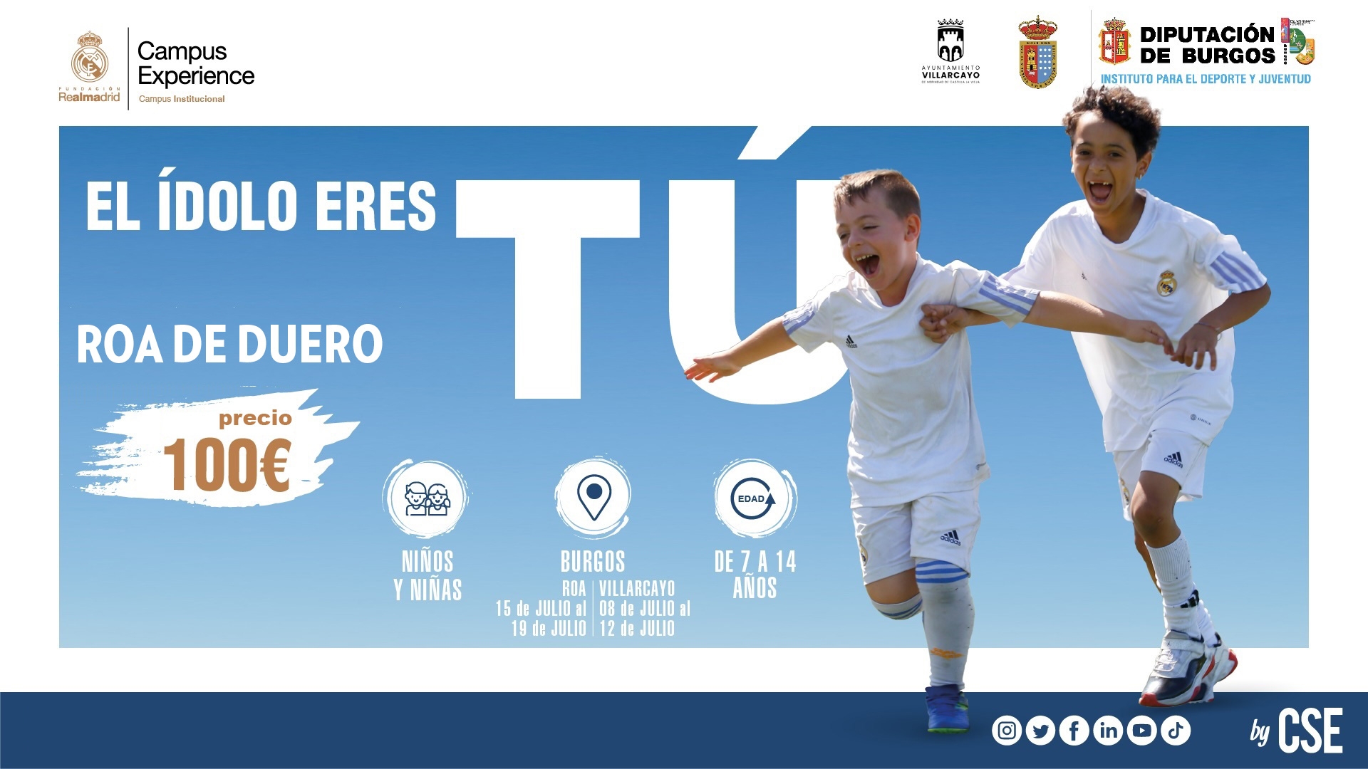 CAMPUS EXPERIENCE FUNDACIÓN REAL MADRID - ROA - Inscríbete