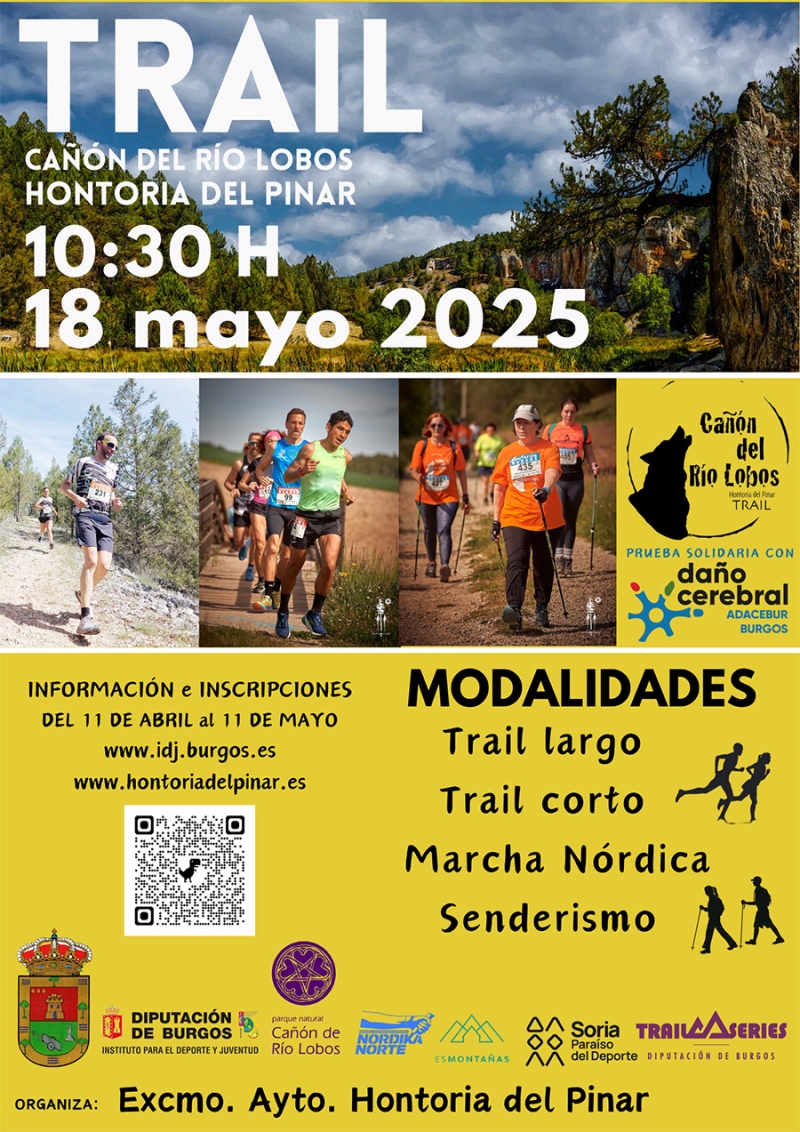 XI TRAIL CAÑÓN DEL RÍO LOBOS - HONTORIA DEL PINAR - Inscríbete