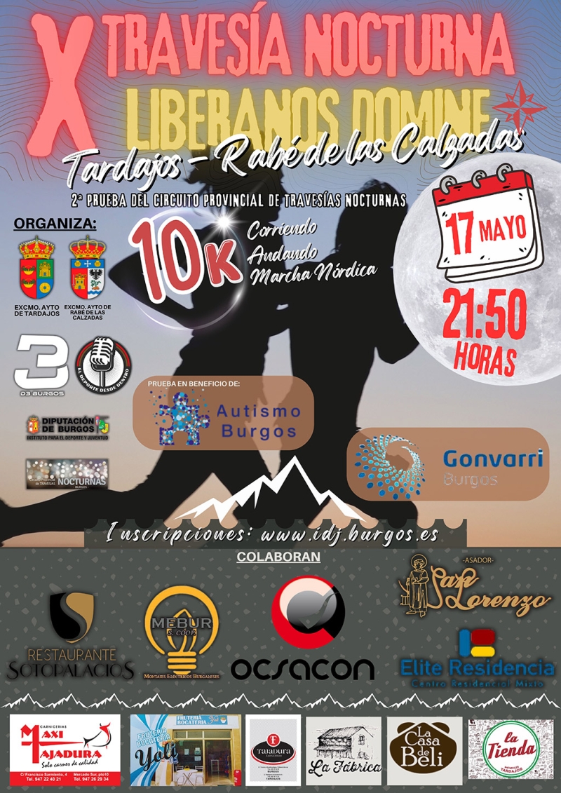 X TRAVESÍA NOCTURNA LIBÉRANOS DÓMINE - Inscríbete