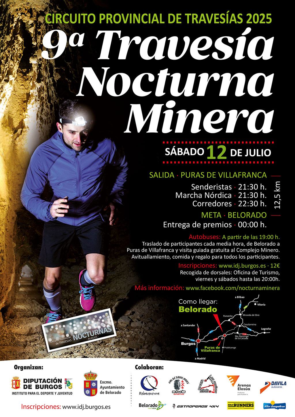 IX NOCTURNA MINERA - Inscríbete