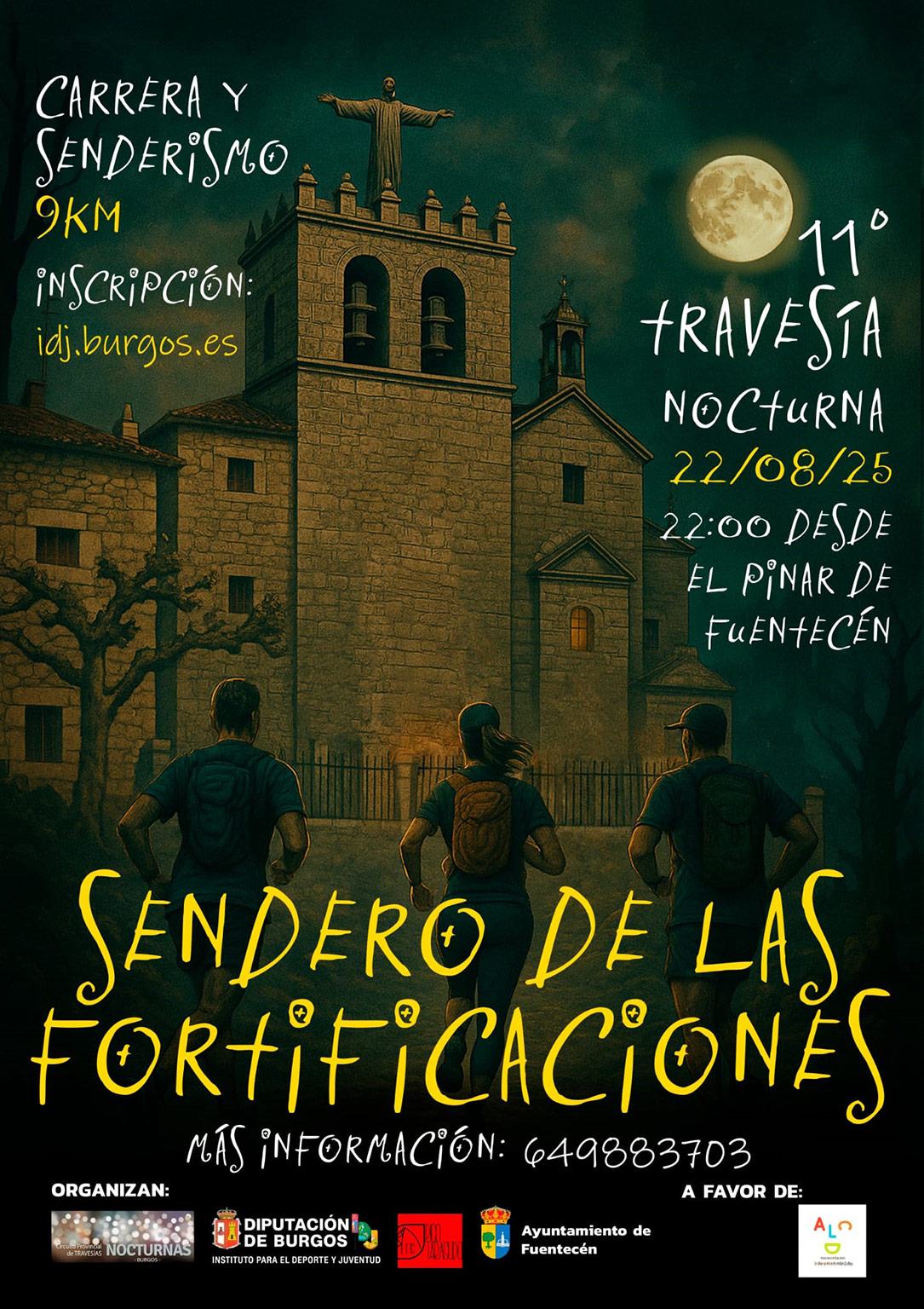 XI TRAVESIA NOCTURNA SENDERO DE LAS FORTIFICACIONES - Inscríbete