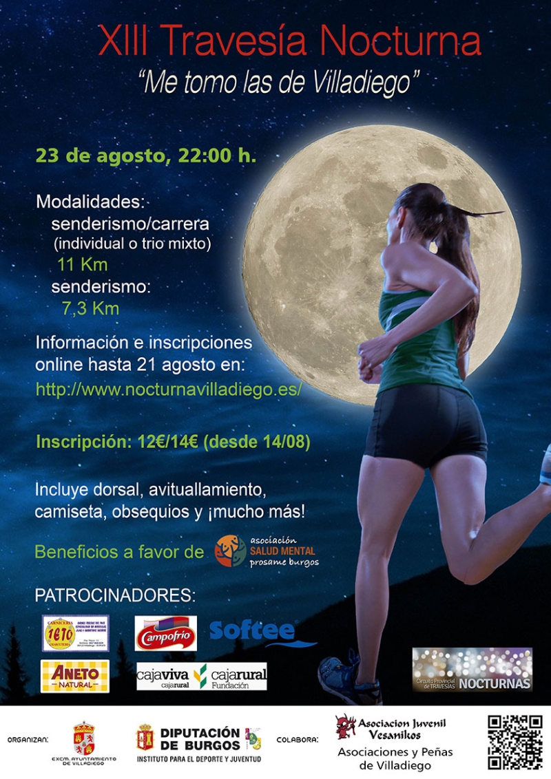 XIII TRAVESÍA NOCTURNA ME TOMO LAS DE VILLADIEGO - Inscríbete