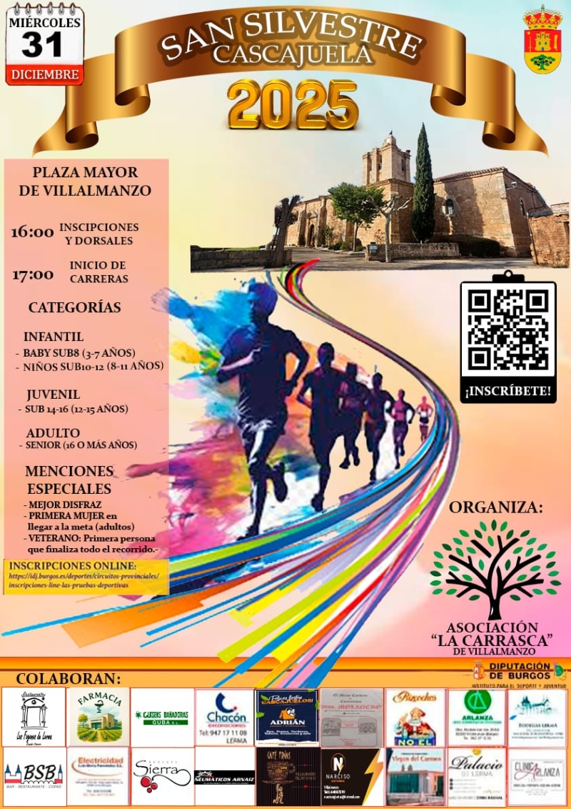 X SAN SILVESTRE CASCAJUELA 2025 - Inscríbete