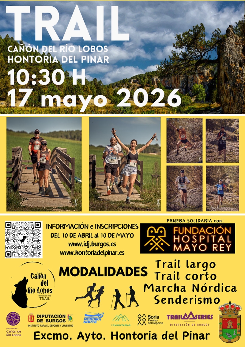 XII TRAIL CAÑÓN DEL RÍO LOBOS - HONTORIA DEL PINAR - Inscríbete