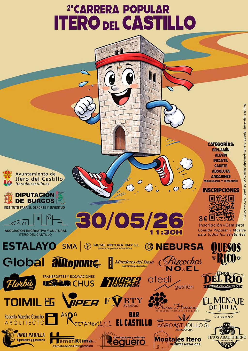 II CARRERA POPULAR ITERO DEL CASTILLO - Inscríbete