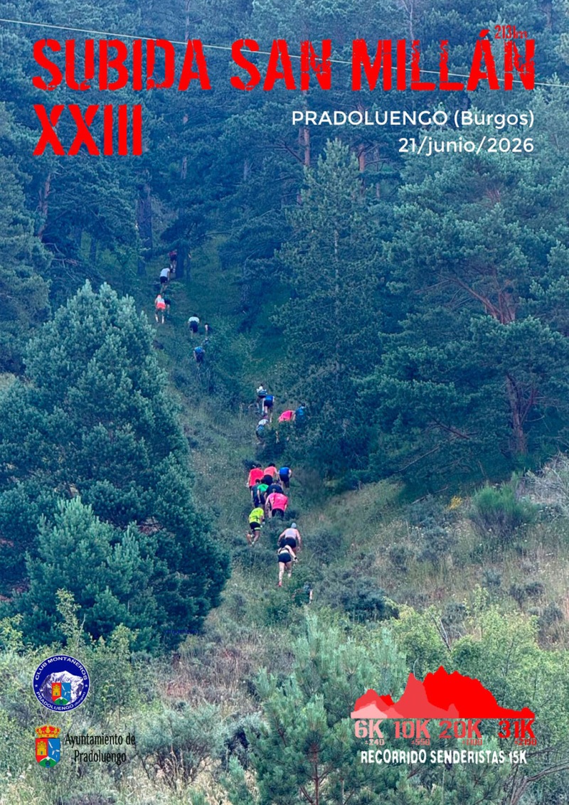 XXIII SUBIDA AL SAN MILLÁN - Inscríbete