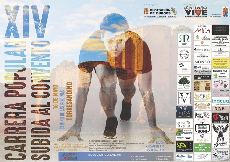 XIV CARRERA POPULAR SUBIDA AL CONVENTO - Inscríbete