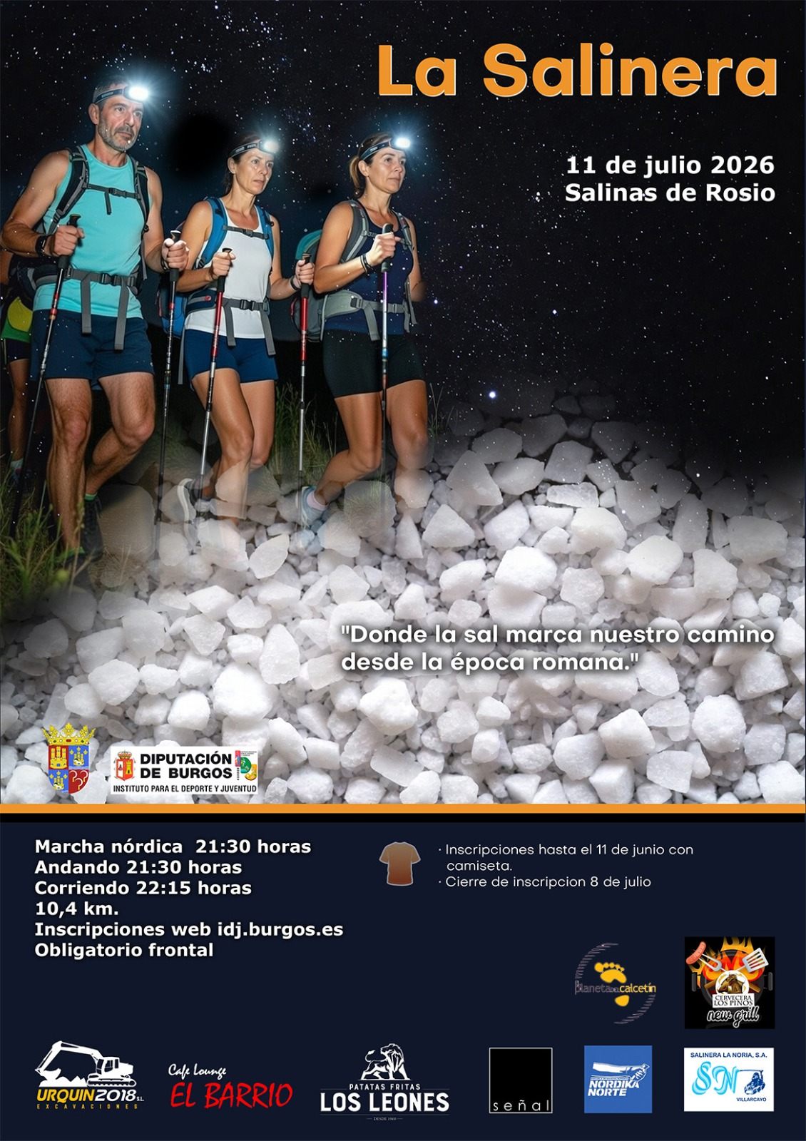 III TRAVESÍA NOCTURNA LA SALINERA - Inscríbete