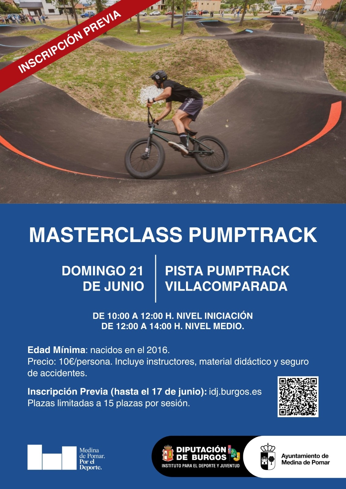 MASTERCLASS DE PUMPTRACK - Inscríbete