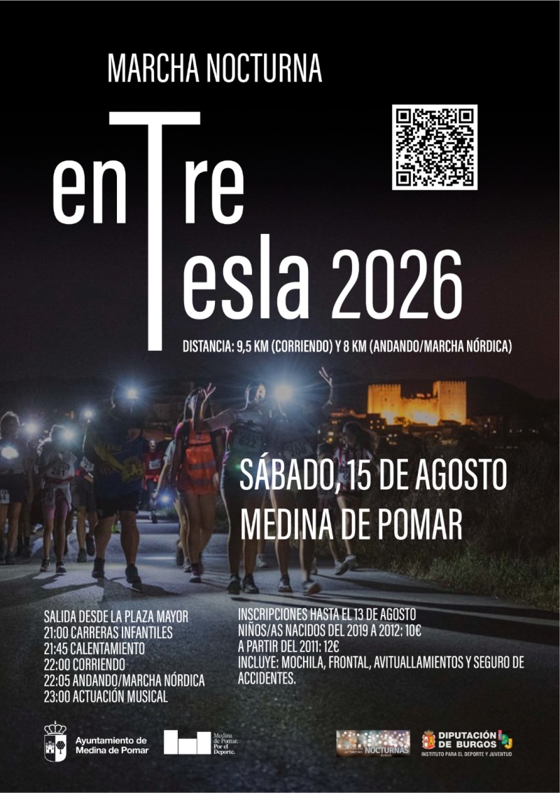 NOCTURNA ENTRETESLA 2026 - Inscríbete