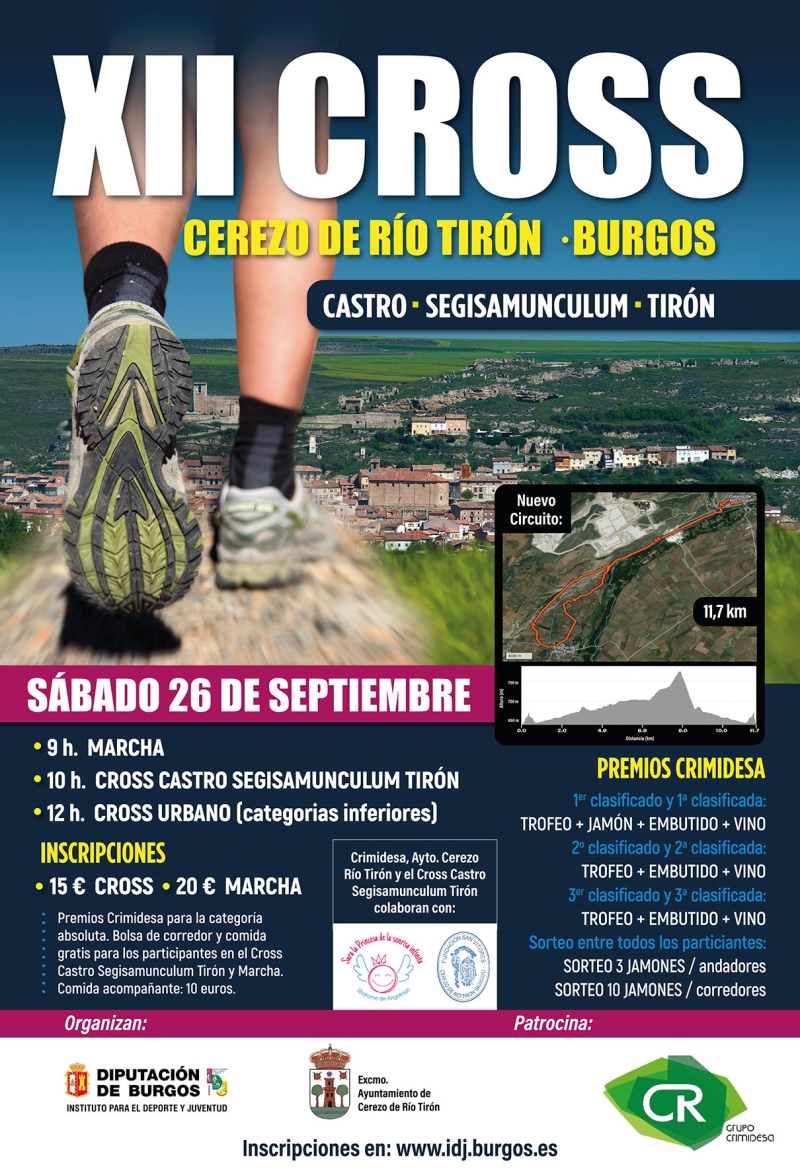 XII CROSS CASTRO SEGISAMUNCULUM TIRON - Inscríbete