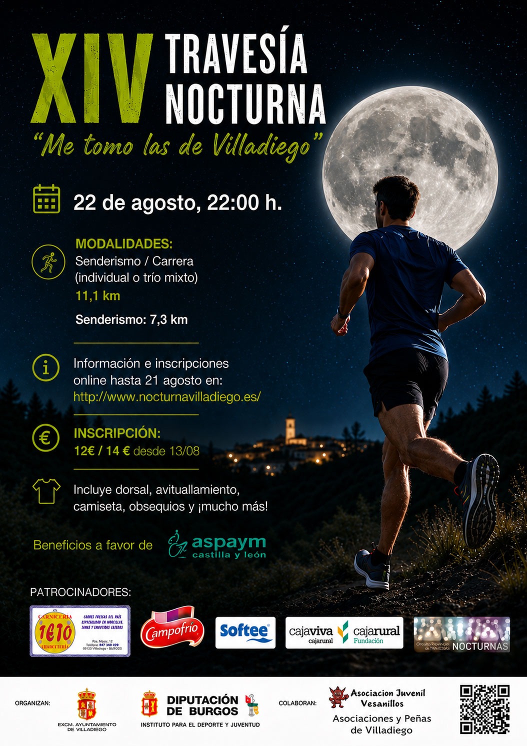 XIV TRAVESÍA NOCTURNA ME TOMO LAS DE VILLADIEGO - Inscríbete