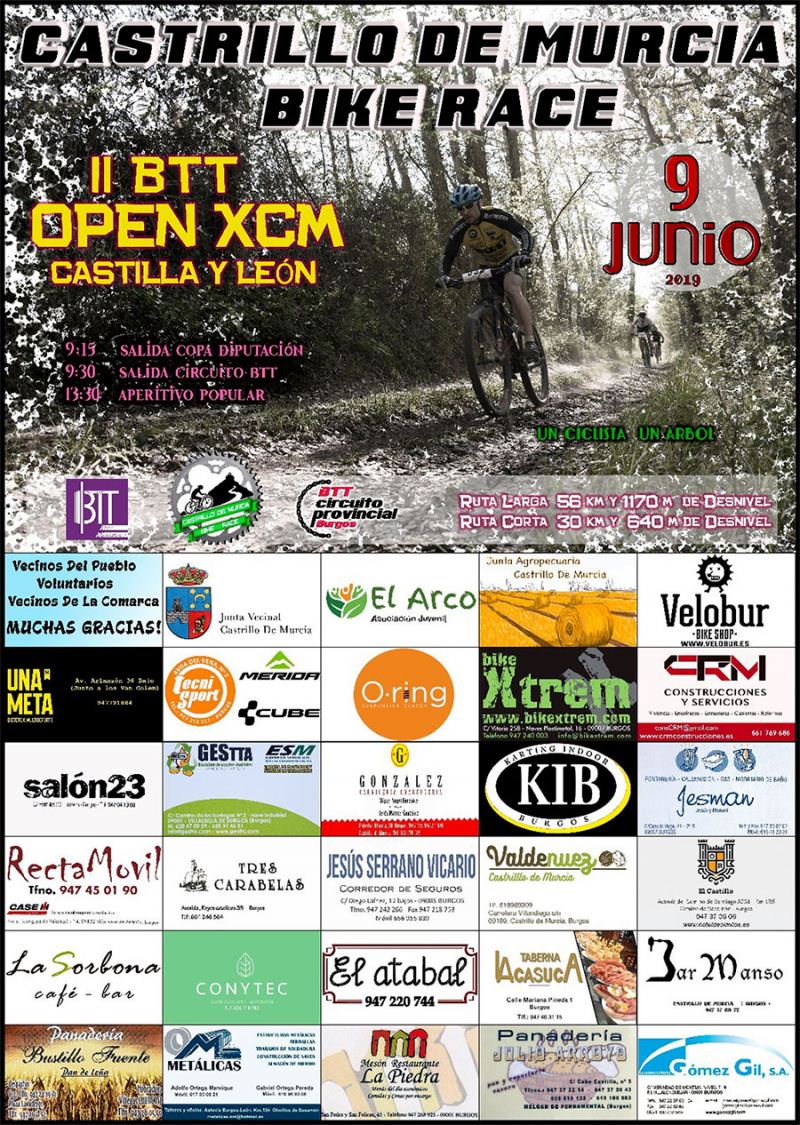 II CASTRILLO DE MURCIA BIKE RACE - Inscríbete