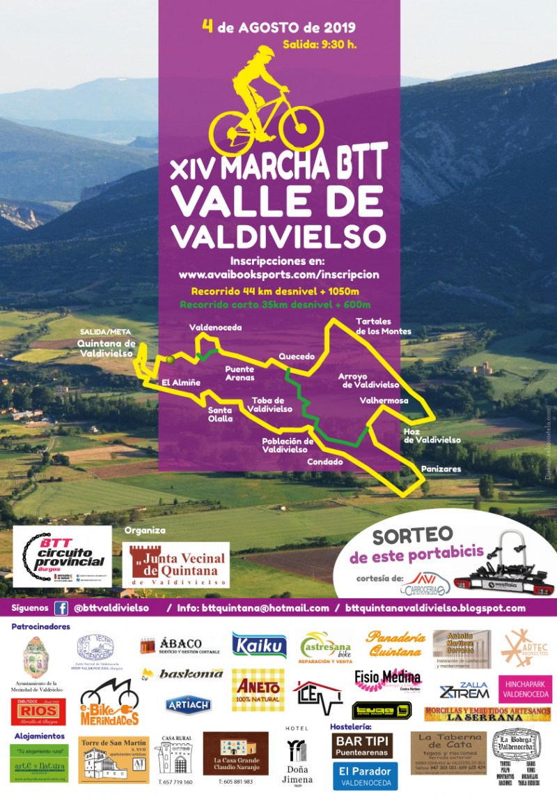 XIV BTT VALLE DE VALDIVIELSO - Inscríbete