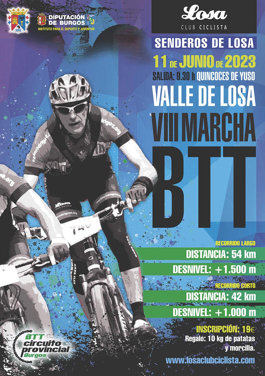 VIII MARCHA BTT SENDEROS DE LOSA - Inscríbete