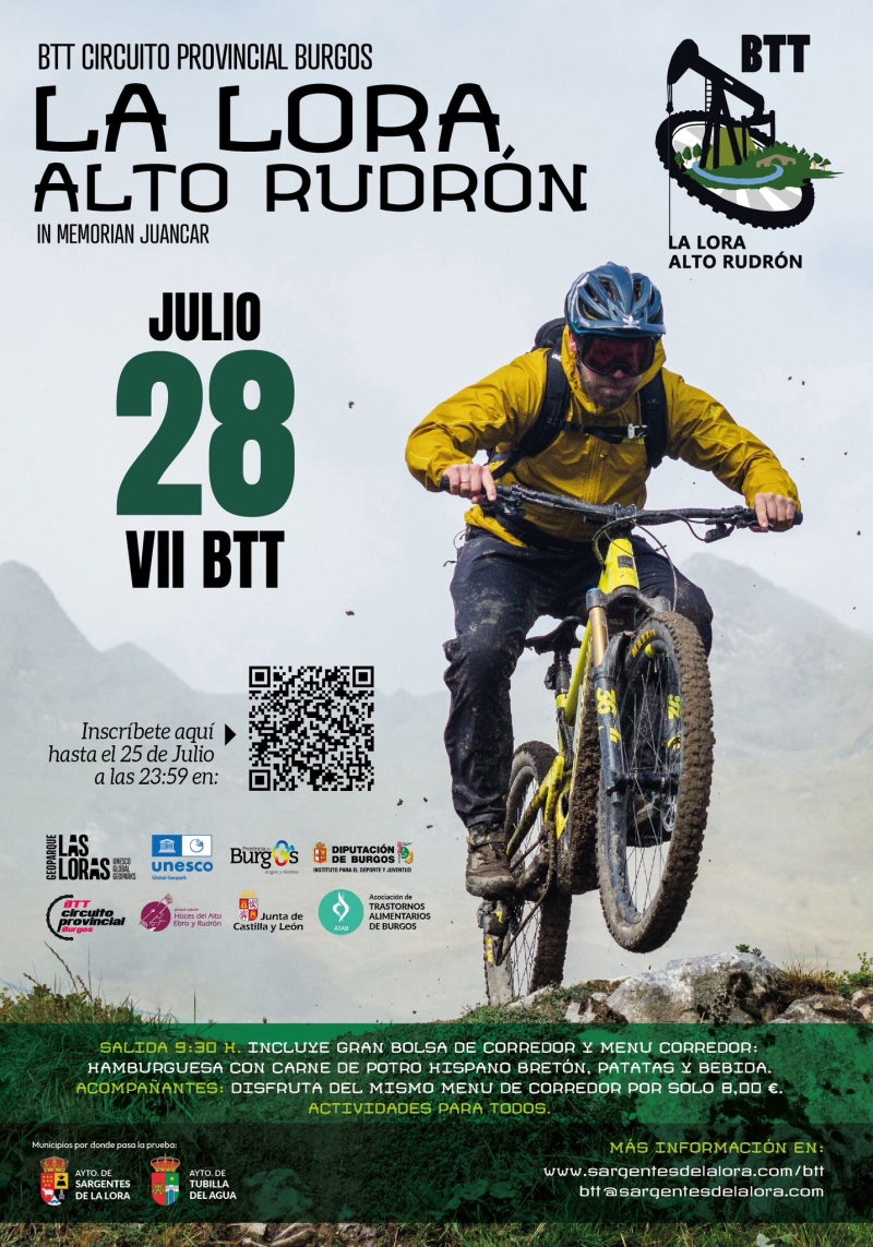 VII BTT LA LORA-ALTO RUDRÓN IN MEMORIAM JUANCAR - Inscríbete