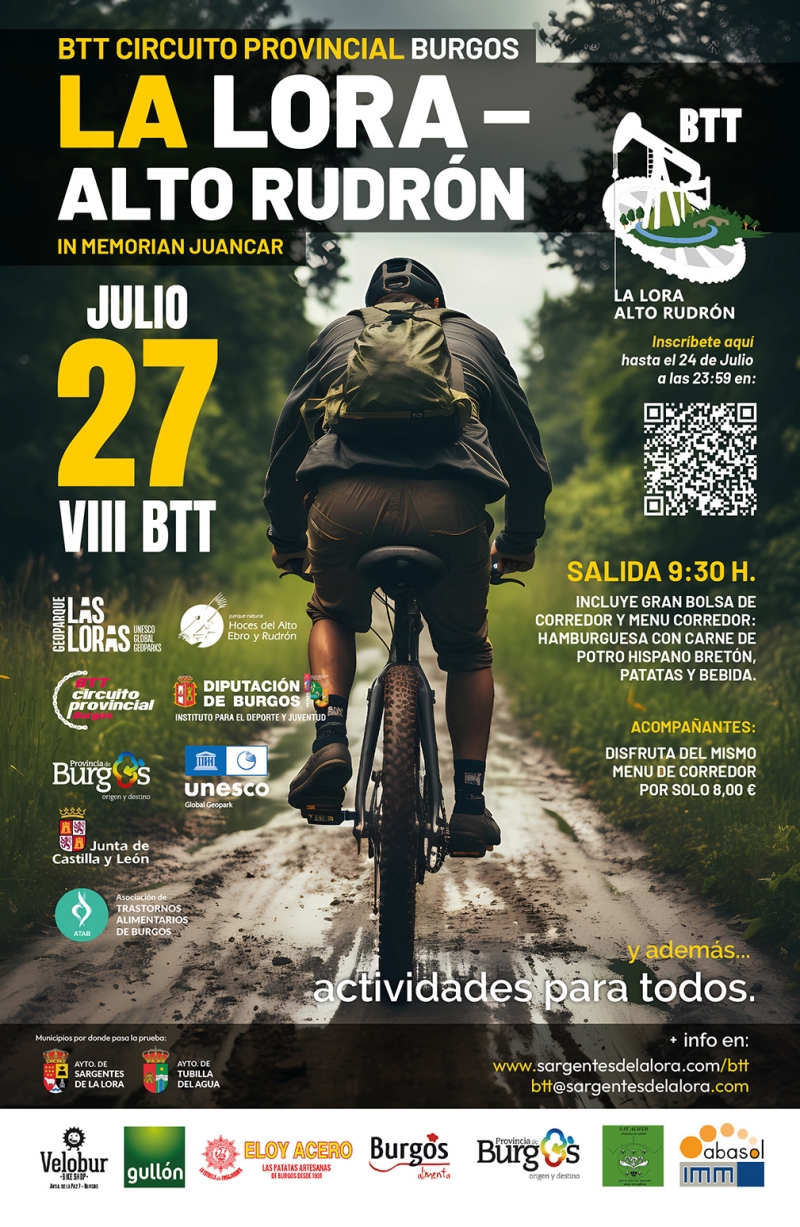 VIII BTT LA LORA - ALTO RUDRÓN IN MEMORIAN JUANCAR - Inscríbete