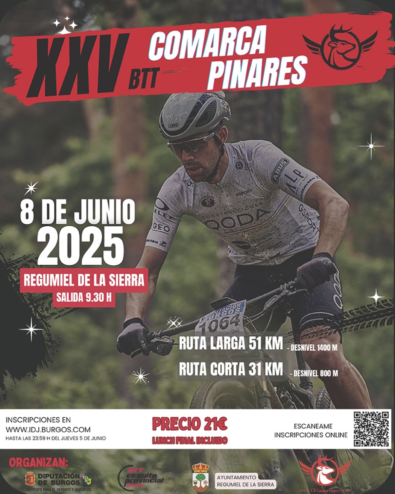 XXV BTT COMARCA PINARES - Inscríbete