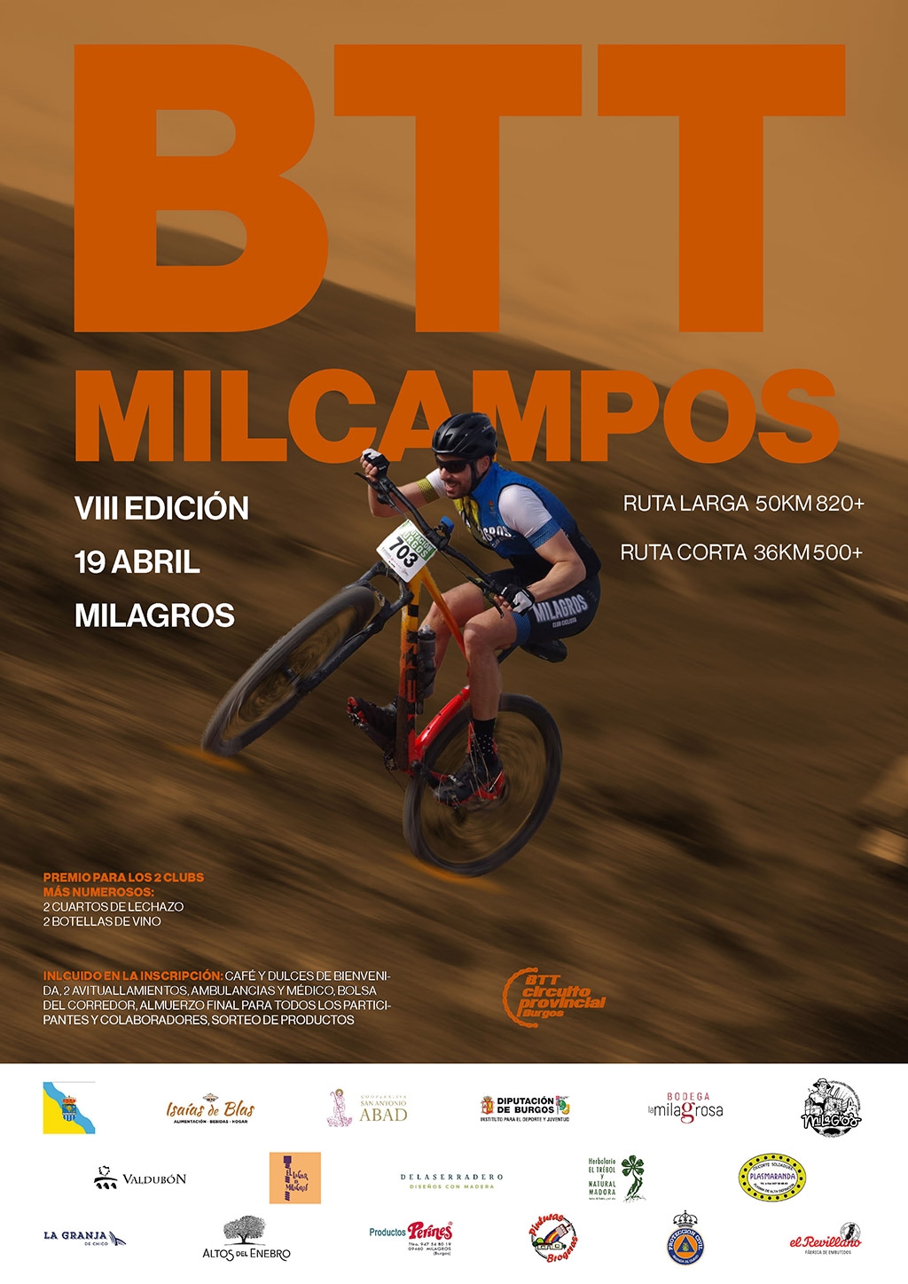 VIII BTT MILCAMPOS - Inscríbete