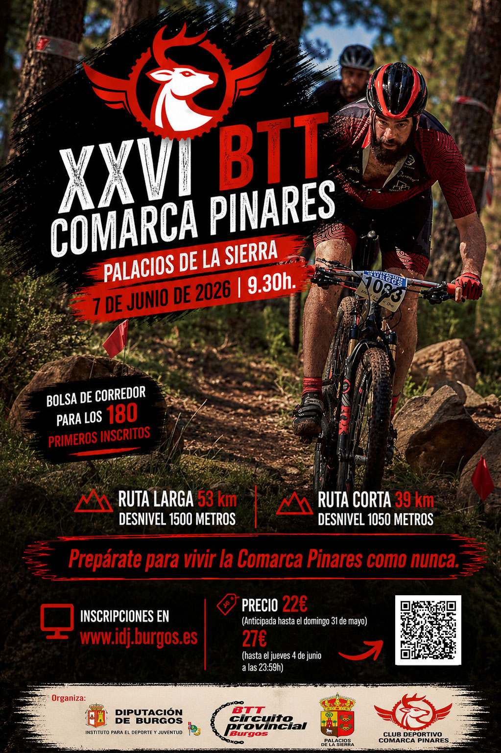 XXVI BTT COMARCA PINARES - Inscríbete