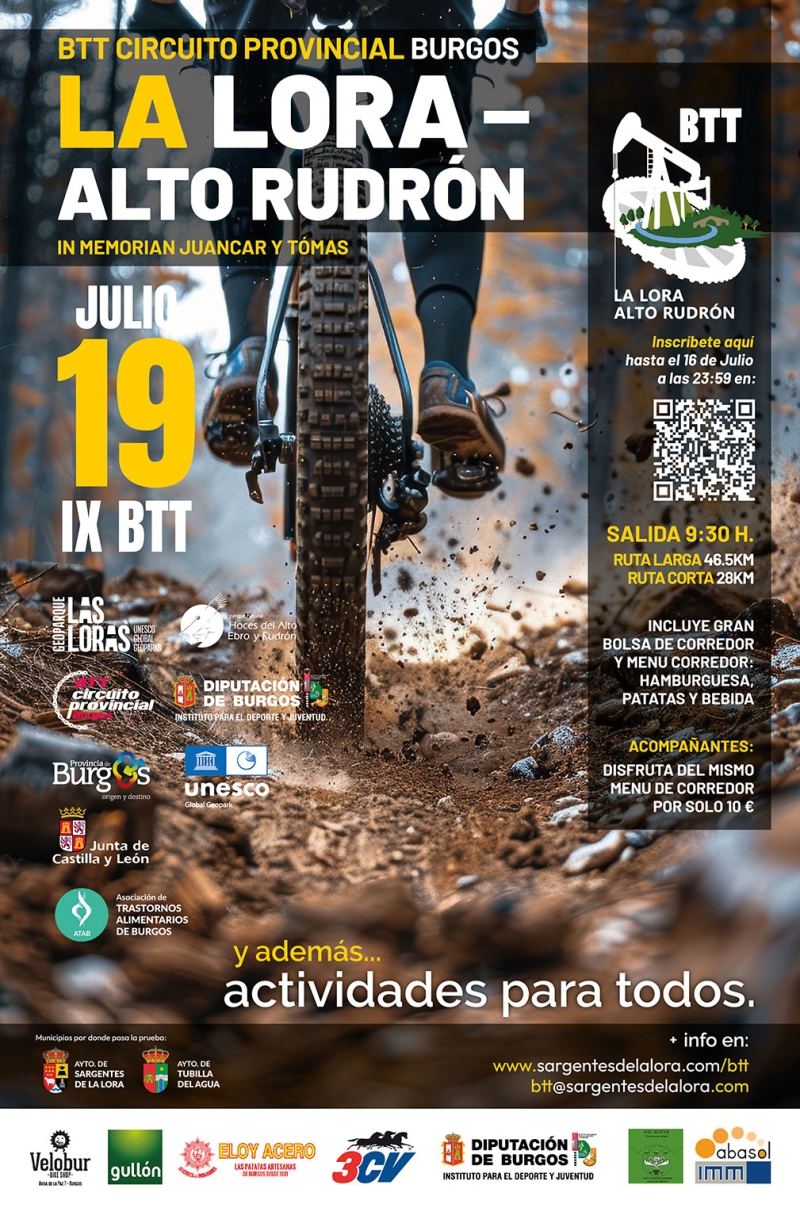 IX BTT LA LORA-ALTO RUDRÓN IN MEMORIAN JUANCAR & TOMAS - Inscríbete
