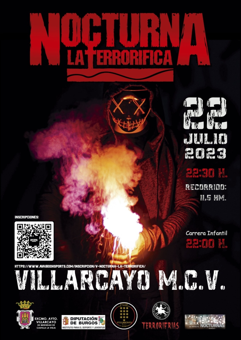 V NOCTURNA LA TERRORÍFICA - Inscríbete
